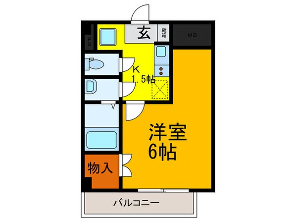 Chance八尾本町の物件間取画像